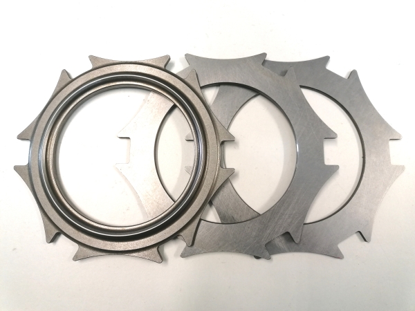 Tilton / AK Racing Ultra High Ratio 1857NM Anpressplatte mit Zwischenplatten für Dreischeibenkupplung